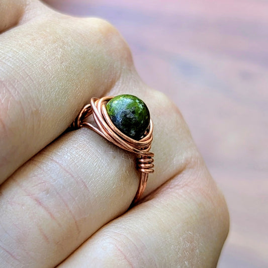 Unakite Ring